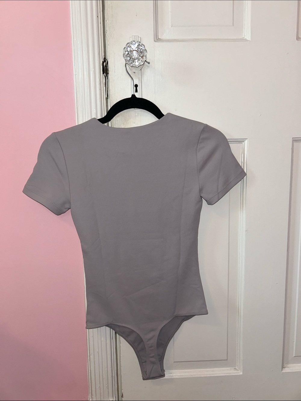 Princess Polly Gray Short Sleeve Bodysuit - Picture 2 of 2